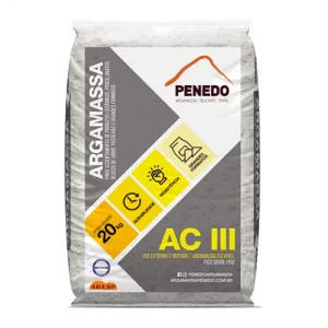 Argamassa Penedo Ac3 Flexivel Cinza 20kg