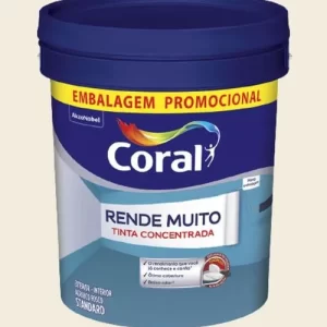 Tinta Standard Acrílica Fosco Rende Muito Branco 20L Coral Tinta Standard Acrílica Fosco Rende Muito Branco 20L Coral